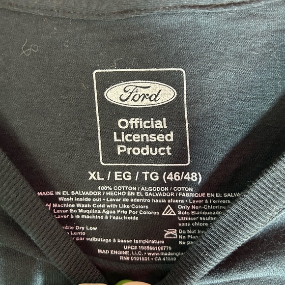 Ford Mustang New Official Licensed Product T Shirt XL Men Black Graphic Crewneck - Picture 4 of 6